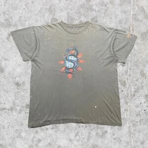 2000's Year of the Dragon Blue Dragon Graphic T-Shirt